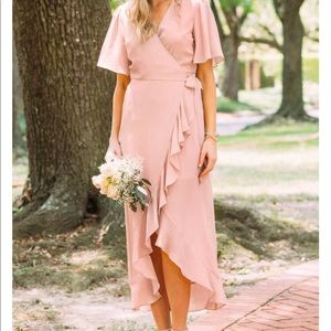 Francesca’s Willow Wrap Bridesmaid Dress
